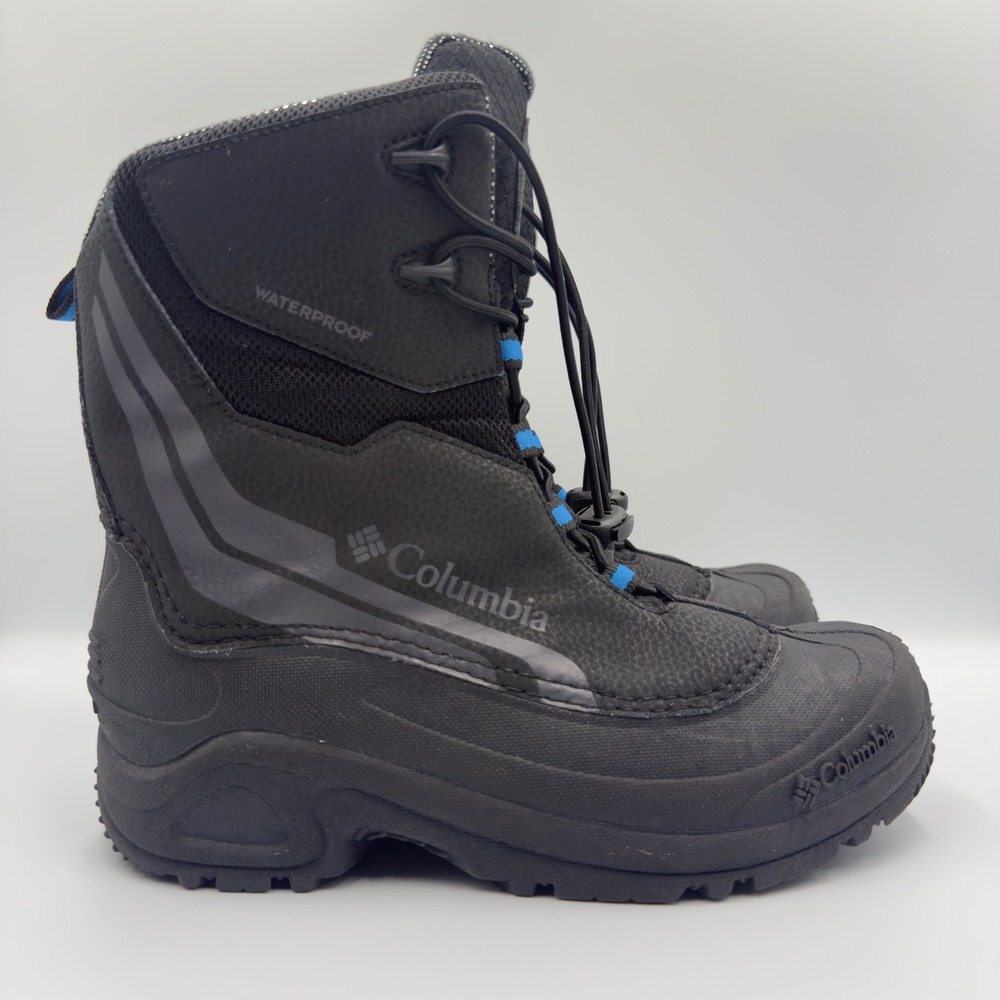 Columbia Bugaboot Plus IV Youth Size 6 Winter Boots Waterproof 400g Black BY5955